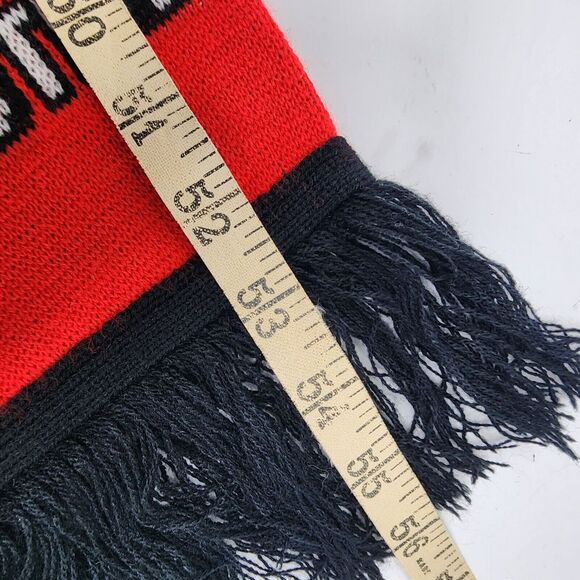 Manchester United Red Pride Of Europe Forever England Soccer Football Scarf - Picture 6 of 7